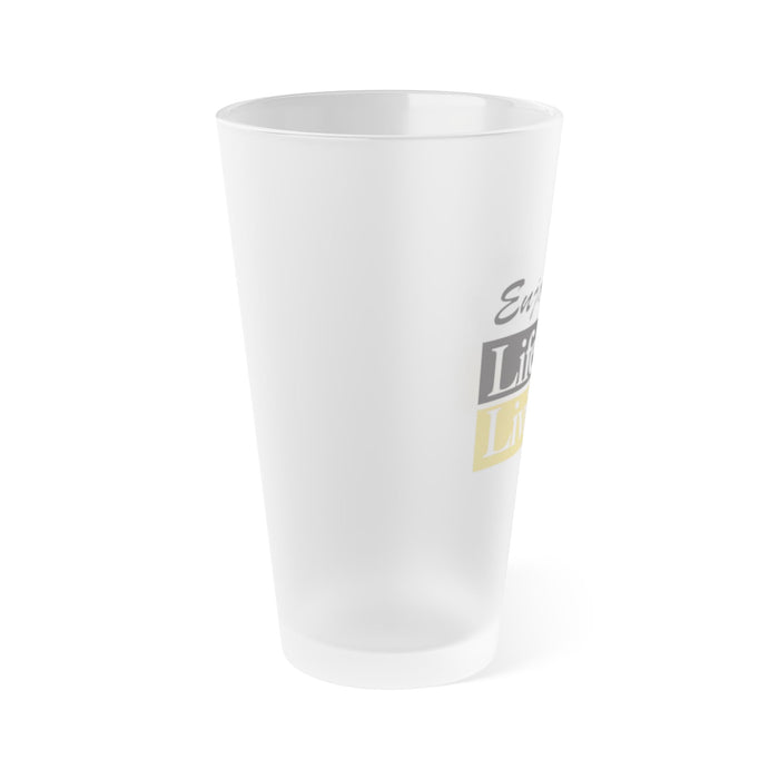 Frosted Pint Glass, 16oz